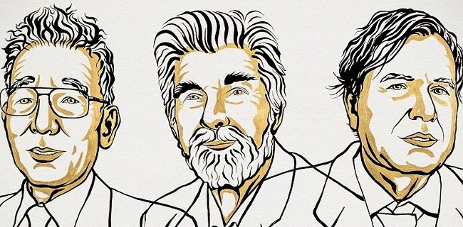   Ilustrasi tiga fisikawan penerima Nobel/Net