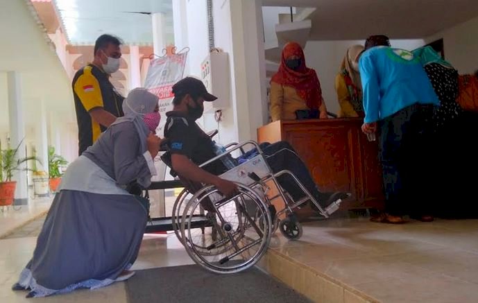 Sarana pelayanan publik di DPRD Banyuwangi belum ramah bagi penyandang disabilitas/RMOLJatim