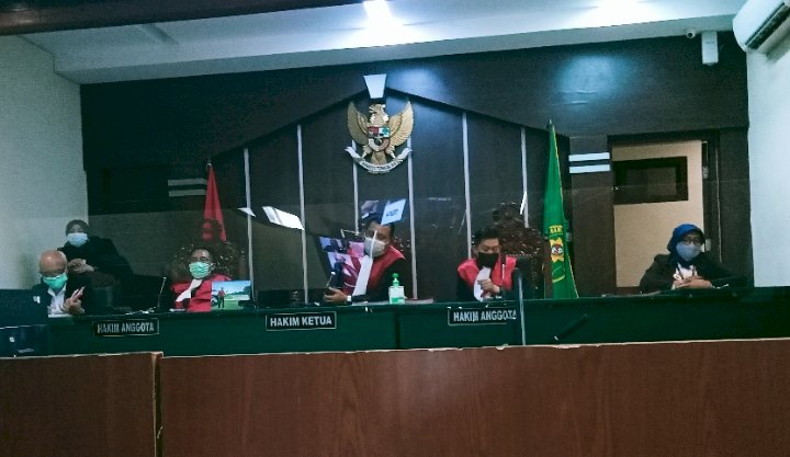 Majelis hakim pemeriksa perkara narkotika yang menjerat tiga kades mantan kades di Jember/RMOLJatim