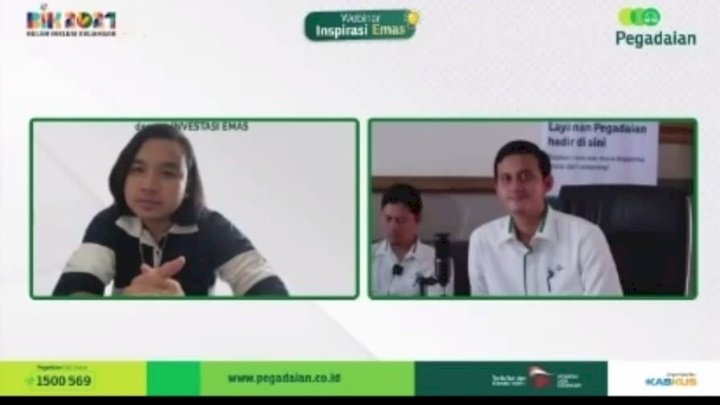 Webinar Inspirasi Emas bersama Pegadaian Kantor Area Surabaya 1,