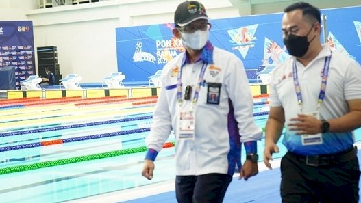 Deputi Bidang Polhukam PMK BPKP, Iwan Taufiq Purwanto yang mewakili Kepala BPKP, Muhammad Yusuf Ateh daam rangka pengawasan penyelenggaraan PON XX Papua/Ist