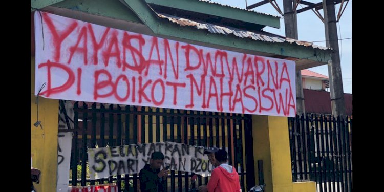  Aksi mahasiswa ITM/RMOLSumut