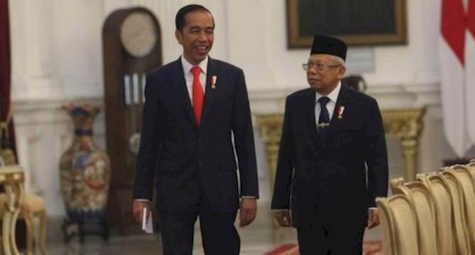 Presiden Joko Widodo dan Wakil Presiden Maruf Amin/Net