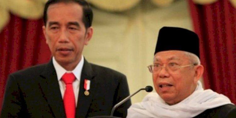  Presiden Jokowi dan Maruf Amin/Net