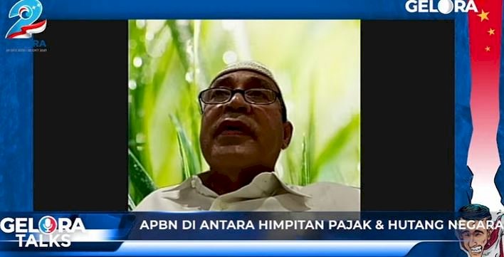 Ekonom senior Fuad Bawazier saat jadi narasumber di Gelora Talks/Repro