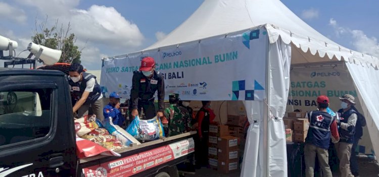  Penyaluran bantuan korban gempa Bali/Ist