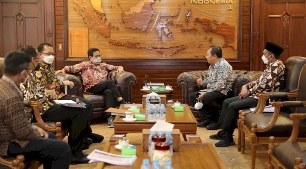 kunjungan Bupati Jember Hendy Siswanto dan ketua DPRD Jember, Itqon Syauqi. ( Humas)