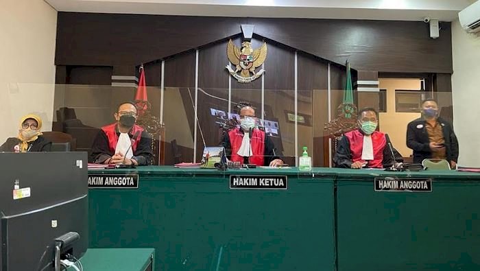 Majelis hakim pengadilan negeri Jember, sebelum sidang dimulai/RMOLJatim