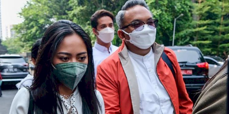 Selebgram Rachel Vennya di Ditreskrimum Polda Metro Jaya/lst