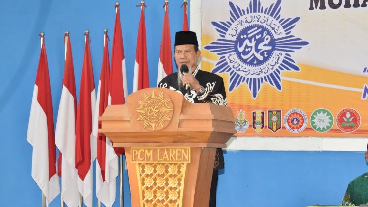 Bupati Lamongan Yuhronur Efendi  Menghadiri Pengajian Mohammadiyah/RMOLJatim