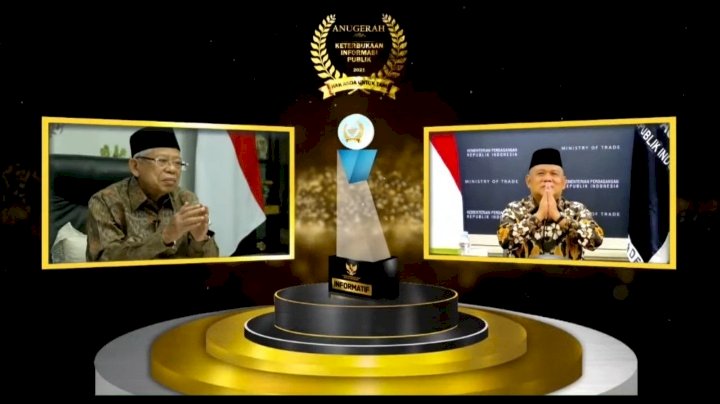 Kemendag Raih Anugerah “Badan Publik Informatif” Tahun 2021