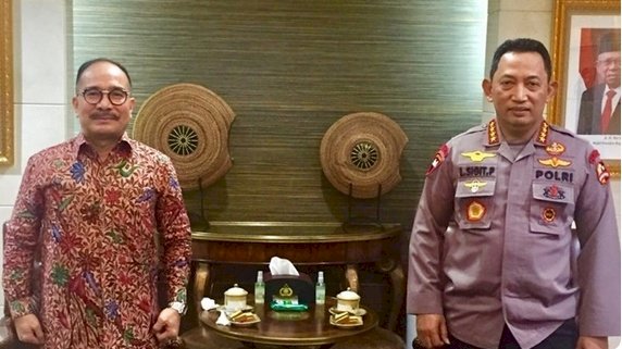 Firman Jaya Daeli dan Kapolri Jenderal Listyo Sigit Prabowo/Ist