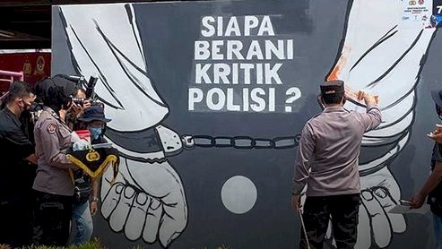 Mural bhayangkara