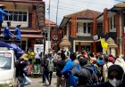 PMII Situbondo Demo Kelangkaan Pupuk, Diwarnai Adu Fisik dengan Polisi