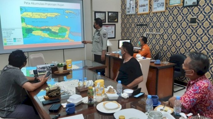 Rakor Polres Jember, bersama BPBD Jember, Perhutani dan Tim Jember SAE.