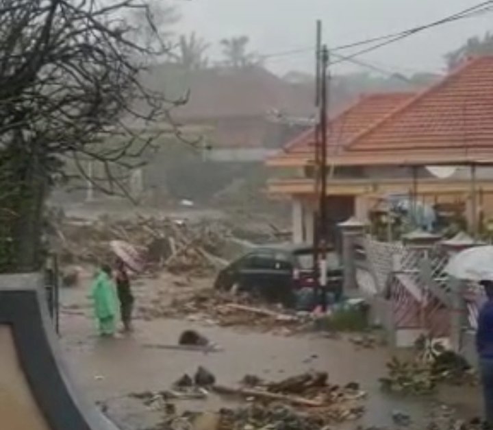 Cuplikan video banjir bandang di Kota Batu/Repro