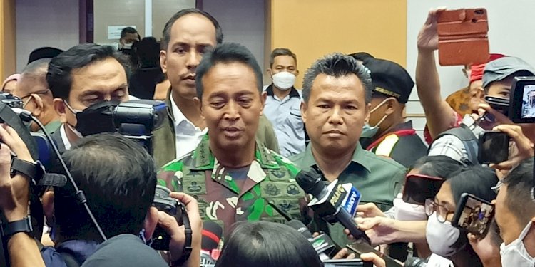 Jenderal Andika Perkasa di Gedung Nusantara II, Komplek Parlemen, Senayan, Jakarta, Sabtu, 6 November/RMOL