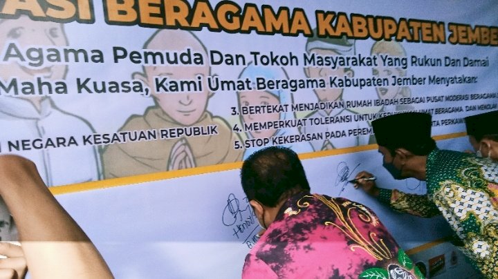 Kemah Kebangsaan Lintas Agama di Jember