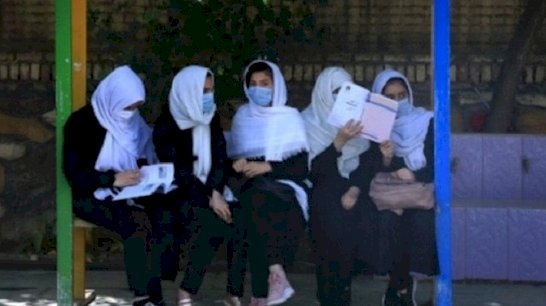 Siswa siswi di Afghanistan/ net