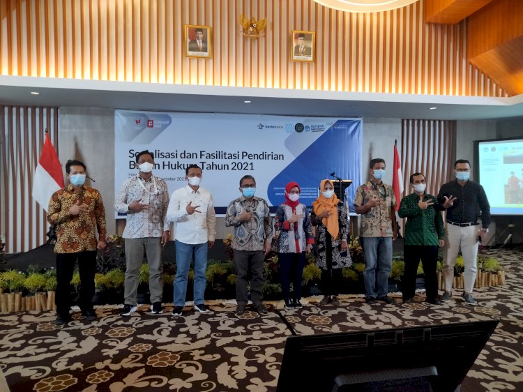 Sosialisasi dan Fasilitasi Pendirian Badan Hukum bagi pelaku usaha pariwisata dan ekonomi kreatif dari sejumlah kabupaten di Banyuwangi/RMOLJatim