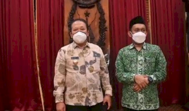 Bupati Jember Hendy Siswanto saat menghadiri rapat koordinasi pemberantasan korupsi/Ist 