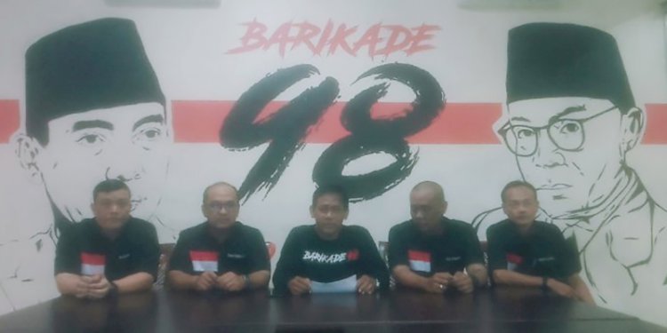 Konferensi pers Barikade 98/lst