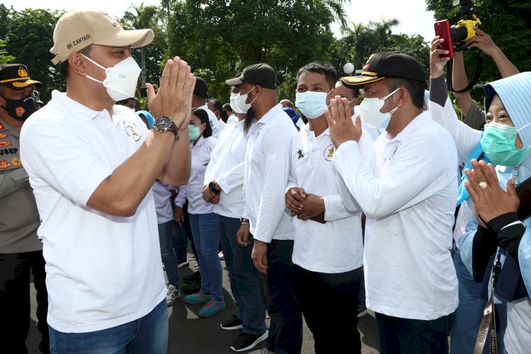 Wali Kota Eri meluncurkan program Kalimasada/RMOLJatim