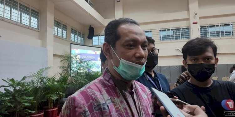 Wakil Ketua KPK Nurul Ghufron menjawab pertanyaan wartawan di Gedung Juang Merah Putih KPK/RMOL