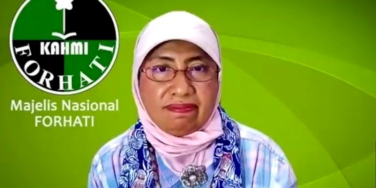 Koordinator Presidium Majelis Nasional FORHATI Jakarta, Hanifah Husein/Repro