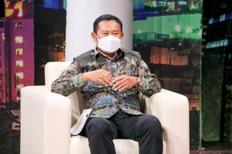 Bupati Lamongan Yuhronur Effendi saat Talk Show Jatim Bangkit/RMOLJatim