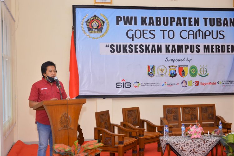 Pipit Wibawanto Ketua PWI Kabupaten Tuban/RMOLJatim