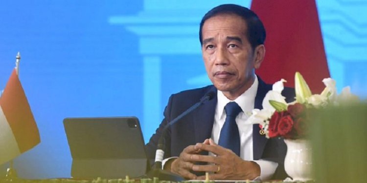 Presiden Joko Widodo pada gelaran Konferensi Tinggi Tinggi (KTT) Asia-Europe Meeting (ASEM) ke-13 pada Jumat malam (26/11)/Repro