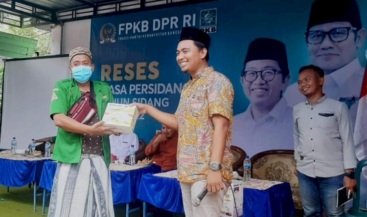 Suasan Serap Aspirasi ketua Komisi VI DPR RI Faisol Riza dengan pemuda Ansor. /RMOLJatim