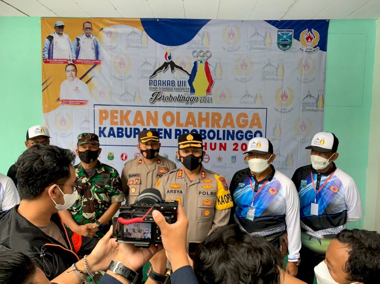 Kapolres Probolinggo, saat di acara Porkab Probolinggo/Ist