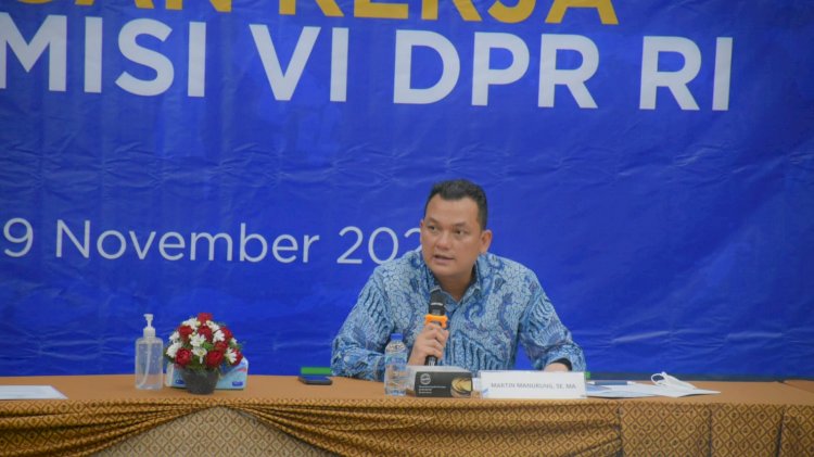 Ketua Panja Komisi VI DPR RI, Martin Manurung/ RMOLJatim