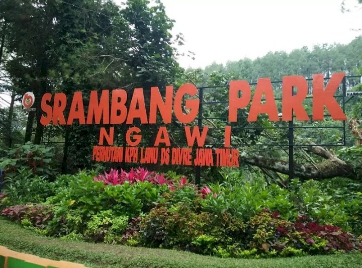 Lokasi wisata Srambang Park Ngawi