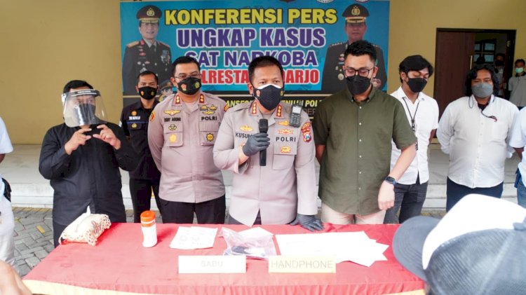 Keterangan pers terkait penangkapan tersangka pengedar/RMOLJatim