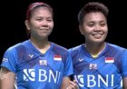 Ganda Putri Indonesia Melangkah ke Semifinal BWF World Tour Final 2021