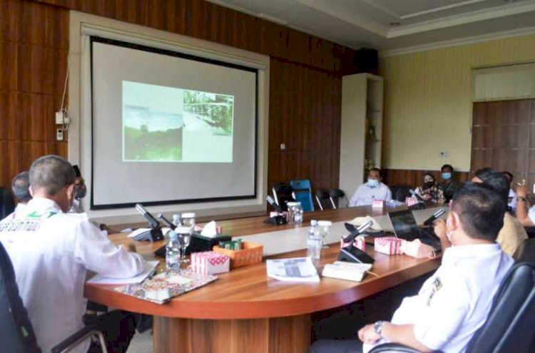 Suasana rapat pemaparan rencana pembangunan kereta gantung di Gunung Dempo/Ist