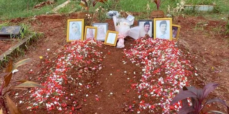 Makam Vanessa Angel dan suami/Net