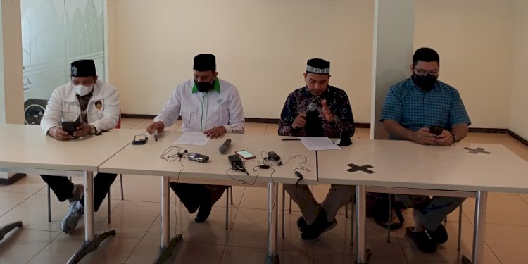 Jumpa pers penyelenggara Reuni Akbar 212 di Kawasan Tebet, Jakarta Selatan/RMOL
