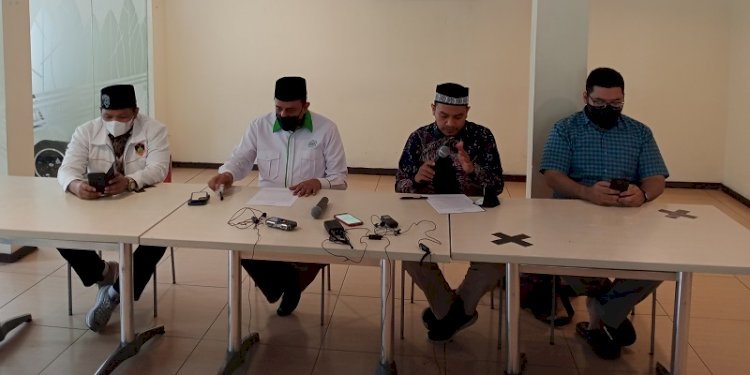 Jumpa pers penyelenggara Reuni Akbar 212 di Kawasan Tebet, Jakarta Selatan/RMOL