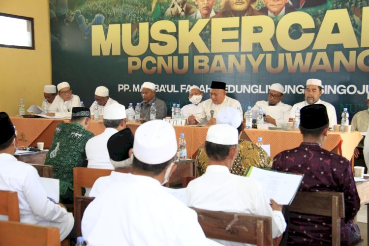 Musyawarah Kerja Cabang PCNU Banyuwangi di Ponpes Mamba'ul Falah, Desa Kemiri, Kecamatan Singojuruh/RMOLJatim