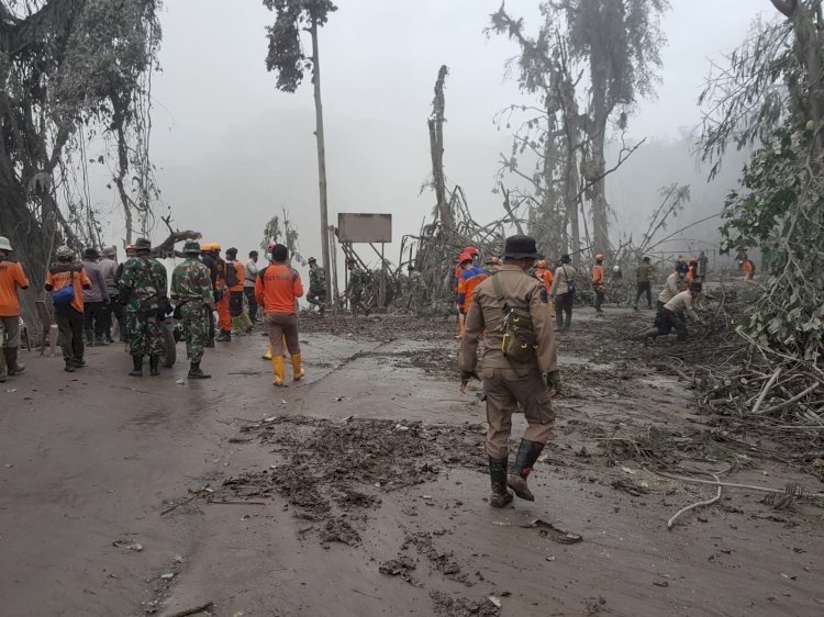 Wilayah terdampak letusan semeru/ist