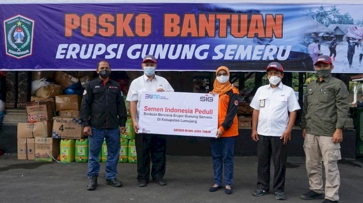 Bantuan untuk korban Gunung Semeru/ ist