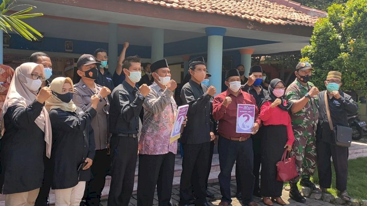 Suasana Penetapan Pilkades di desa Kalisalam Kecamatan Dringu. /RMOLJatim