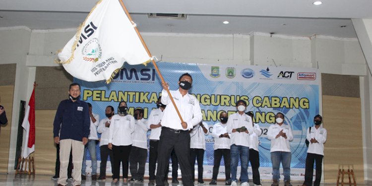 Pelantikan pengurus cabang JMSI Kota Tangerang/Ist