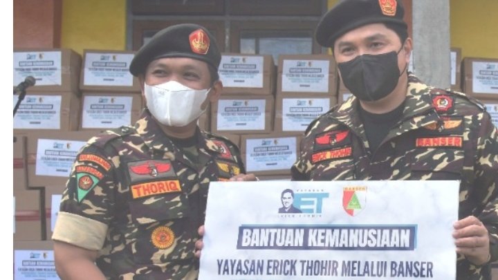 Bupati Lumajang, Thoriqul Haq dan Menteri BUMN, Erick Thohir/RMOLJatim