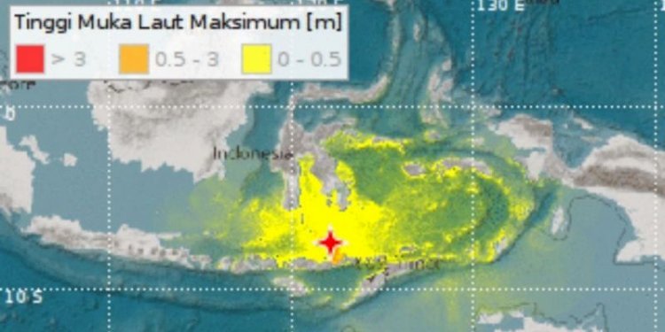 Titik gempa NTT/Net