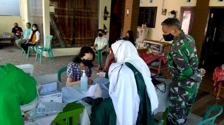 Aksi donor darah masal di Desa Rejoagung, Kecamatan Srono, Banyuwangi/RMOLJatim